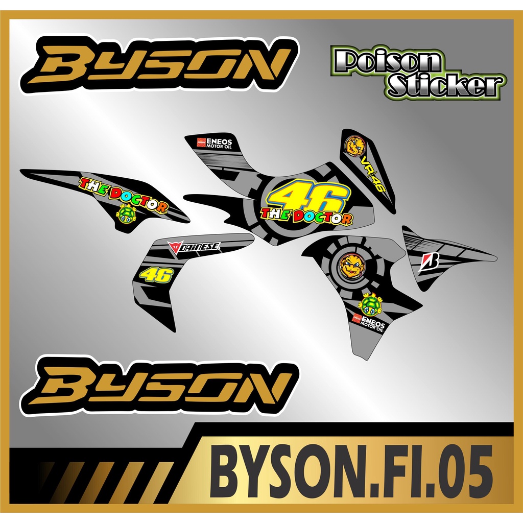 STRIPING STICKER BYSON FI STIKER BYSON FI NEW STICKER LIS LIST BYSON FI CODE 05