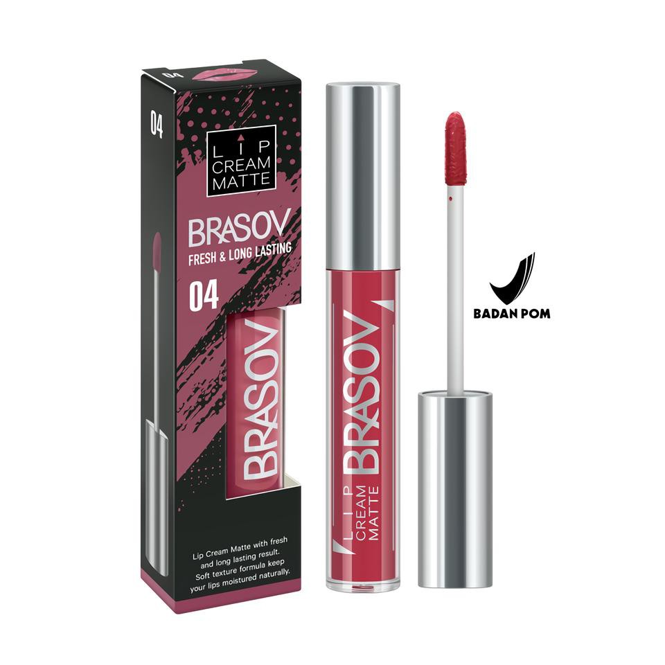 Brasov Lip Cream Matte | lipstik lipstick lipcream