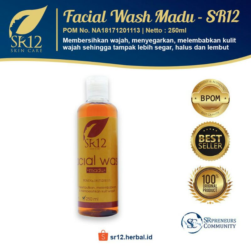 Facial Wash Madu SR12