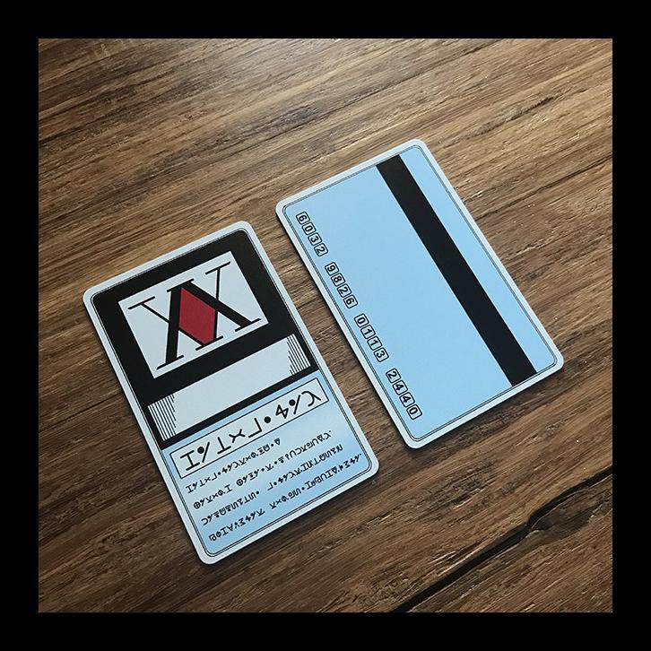 Update Hunter X Hunter License Card E-Money Flazz Emoney - Emoney Mandiri Action Figure Murah