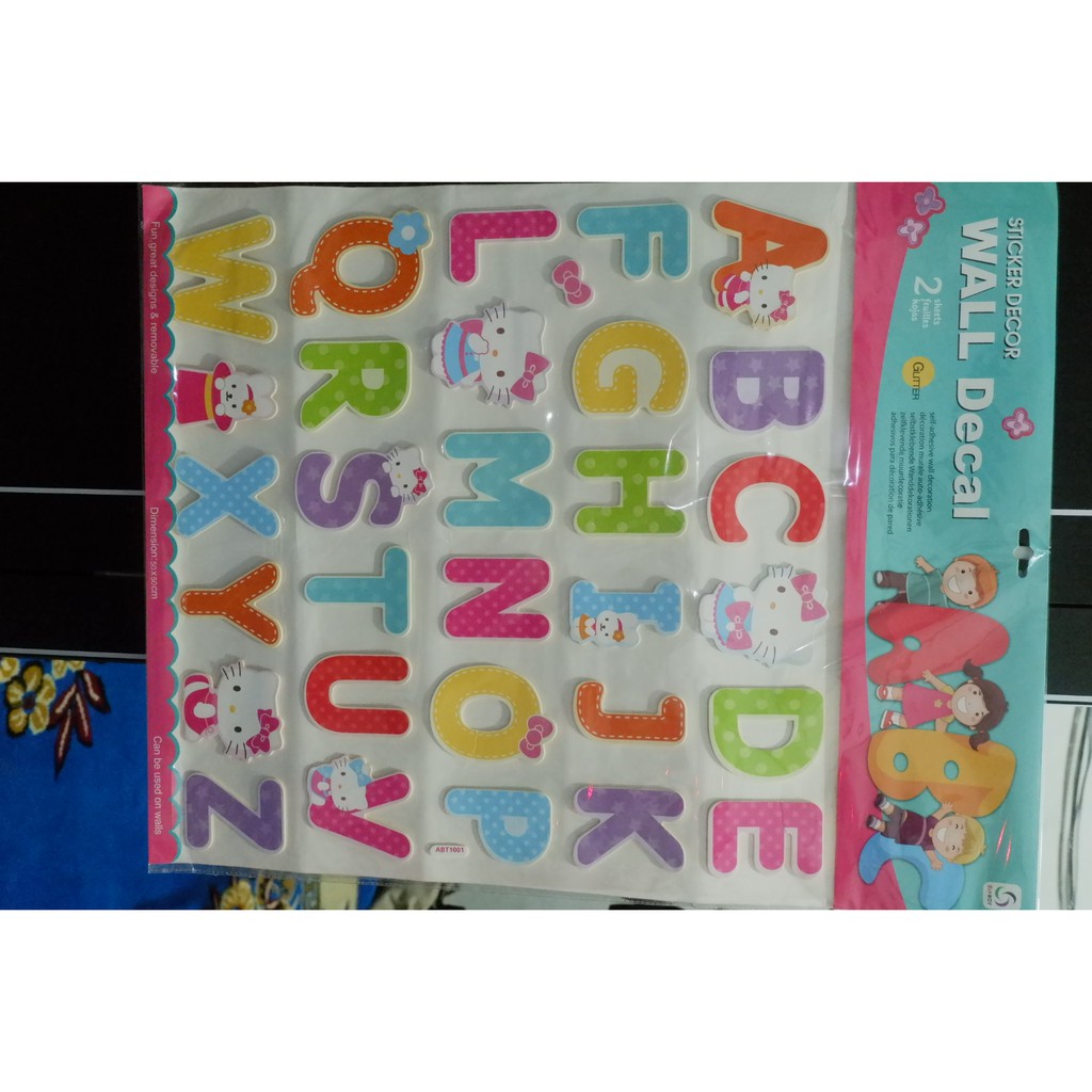 

sticker abcd timbul