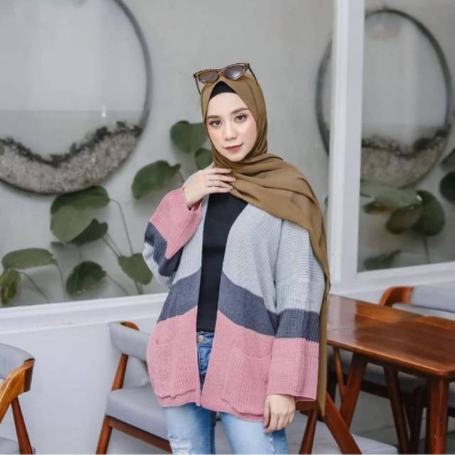 Cameroon cardigan rajut oversize by giter's clothing