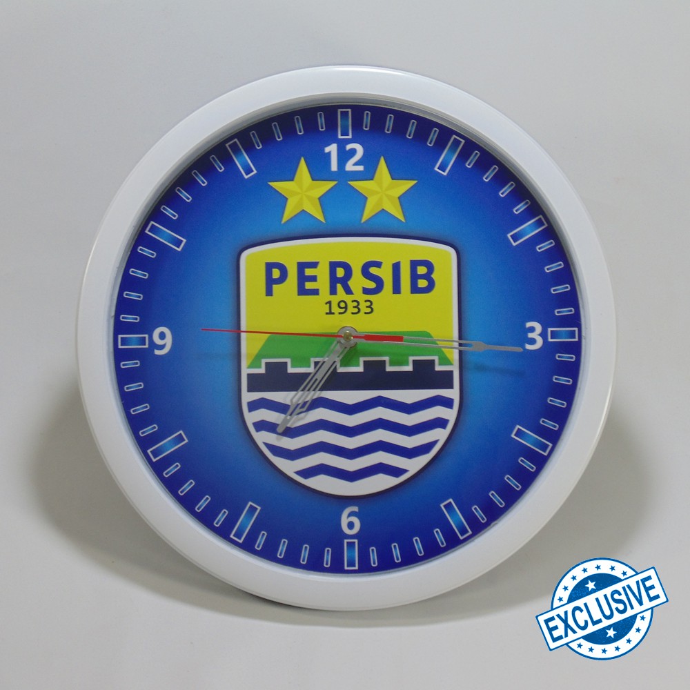 (ISTIMEWA BOSSQUE) JAM DINDING CUSTOM PERSIB BIRU