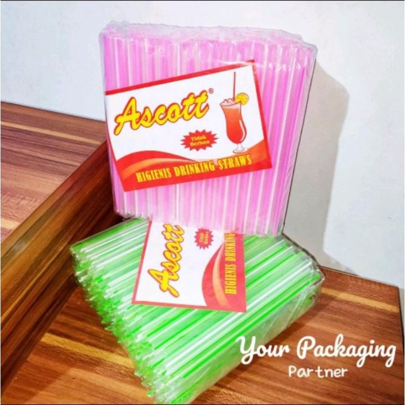 Sedotan Bubble Boba Salur Bening Murah Ekonomis 6mm 8mm 12mm