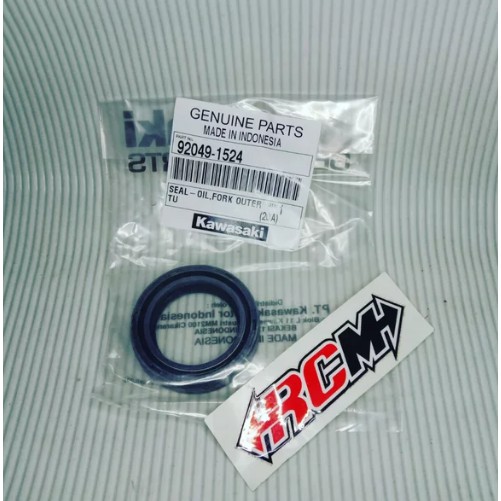 HARGA PERBIJI SIL SEAL SKOK SHOCK DEPAN DPN KLX 150 ORI ORIGINAL KAWASAKI KGP ASLI 92049-1524