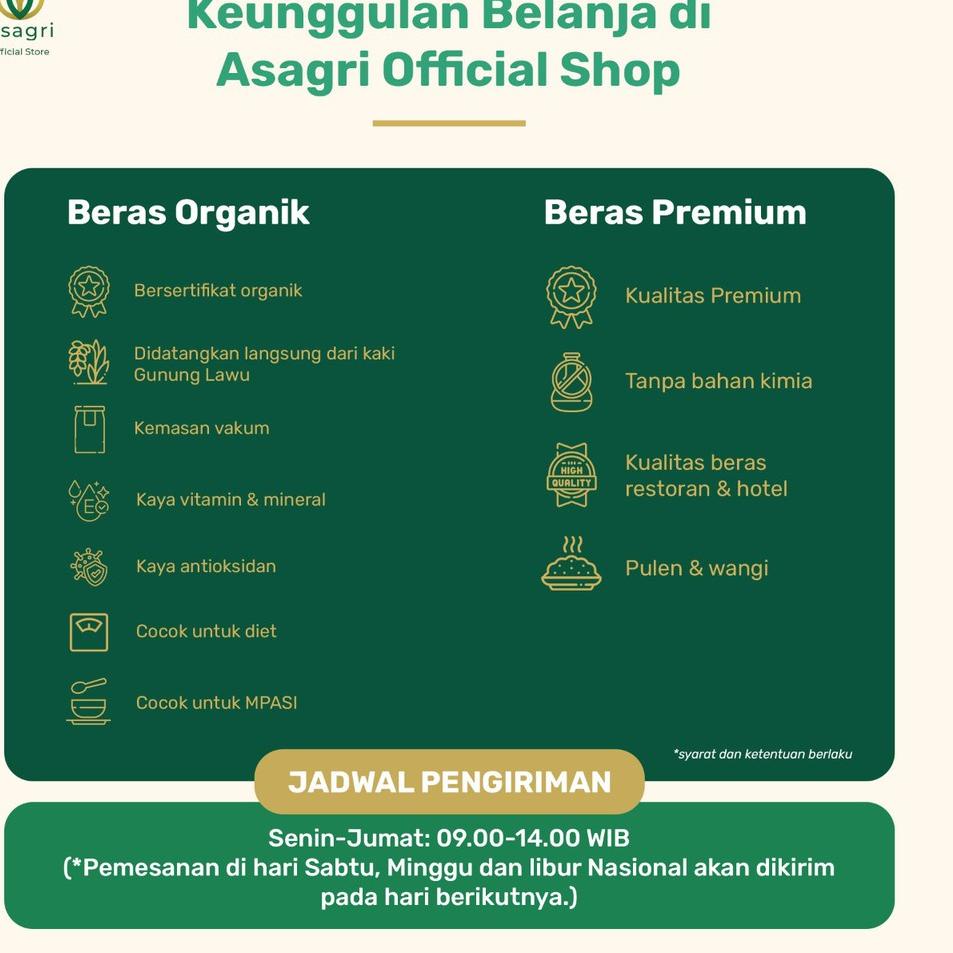 

READY Asagri Beras Coklat Organik 1 Kg Kaya Serat Untuk Diet Rendah Gula terbaik