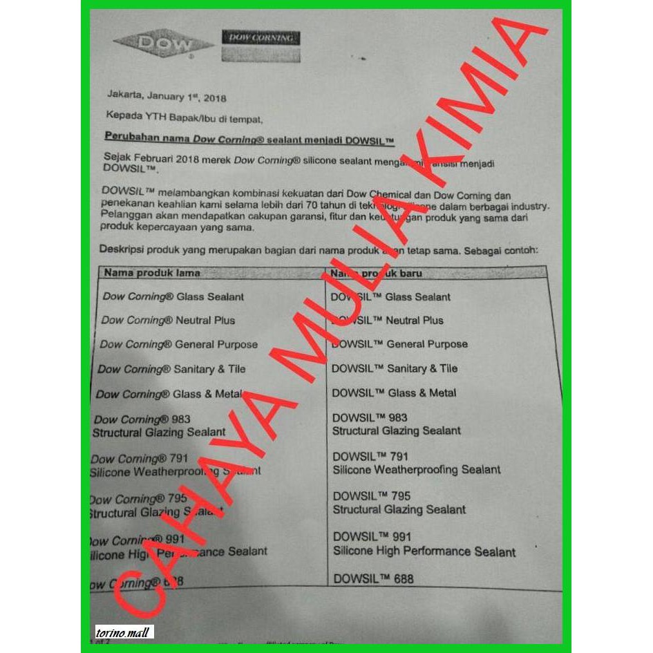 

TAKEREP- DOW CORNING NEUTRAL PLUS/SILIKON KACA/LEM KACA/LEM UNTUK KACA -TNALAES-EPAT.