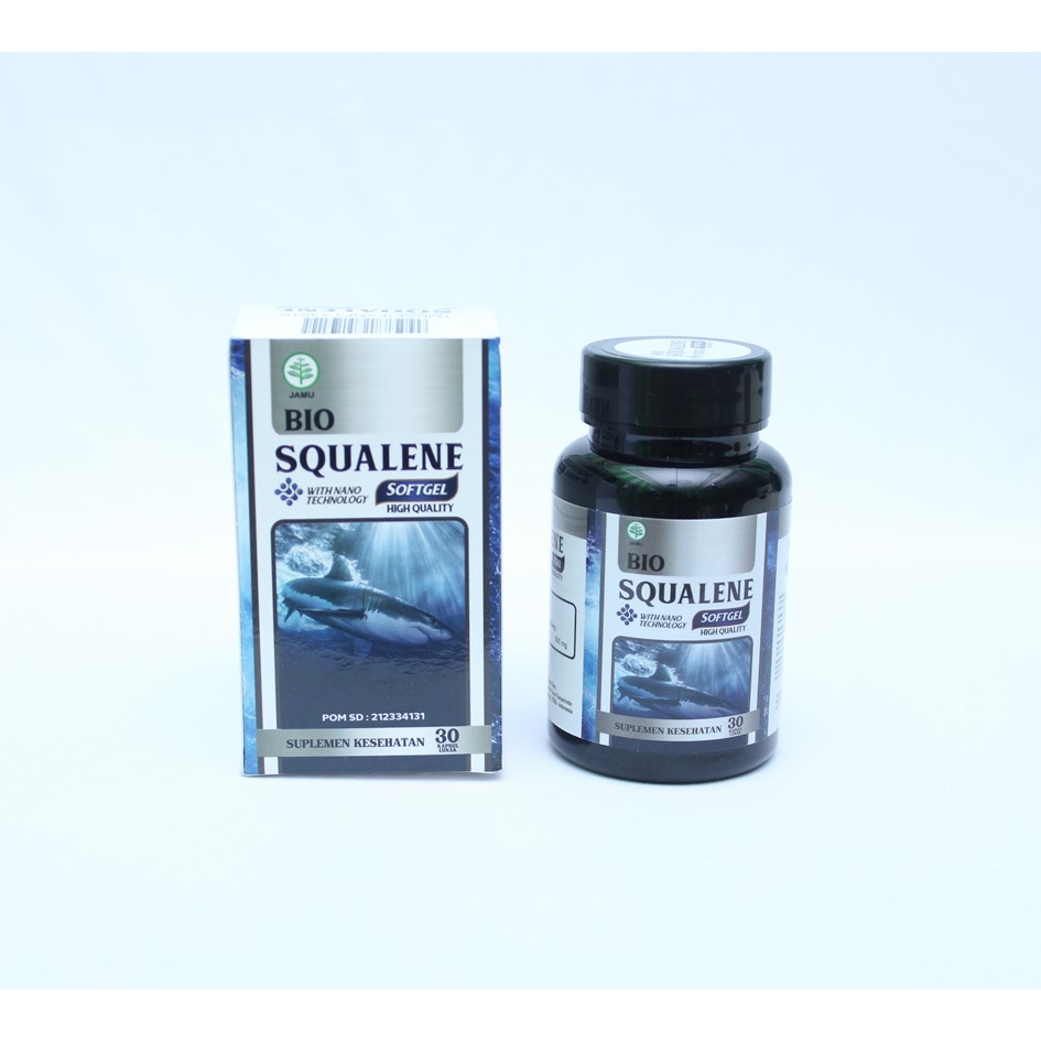 Bio Squalene Softgel Asli Dari Minyak Hati Ikan Hiu Bpom With Nano Technology 100% Original