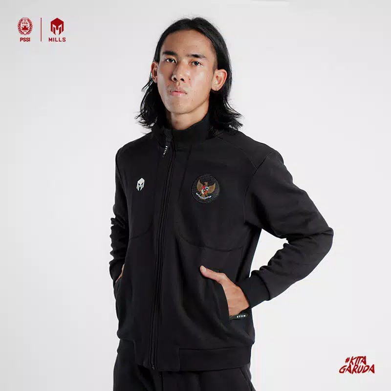 MILLS Timnas Indonesia Garuda Track Jacket 8004GR Original