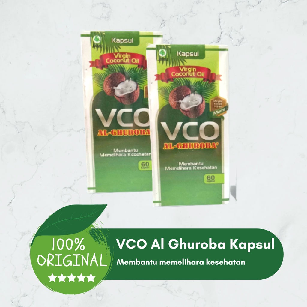 

VCO Virgin Coconut Oil Al-Ghuroba Kapsul isi 60