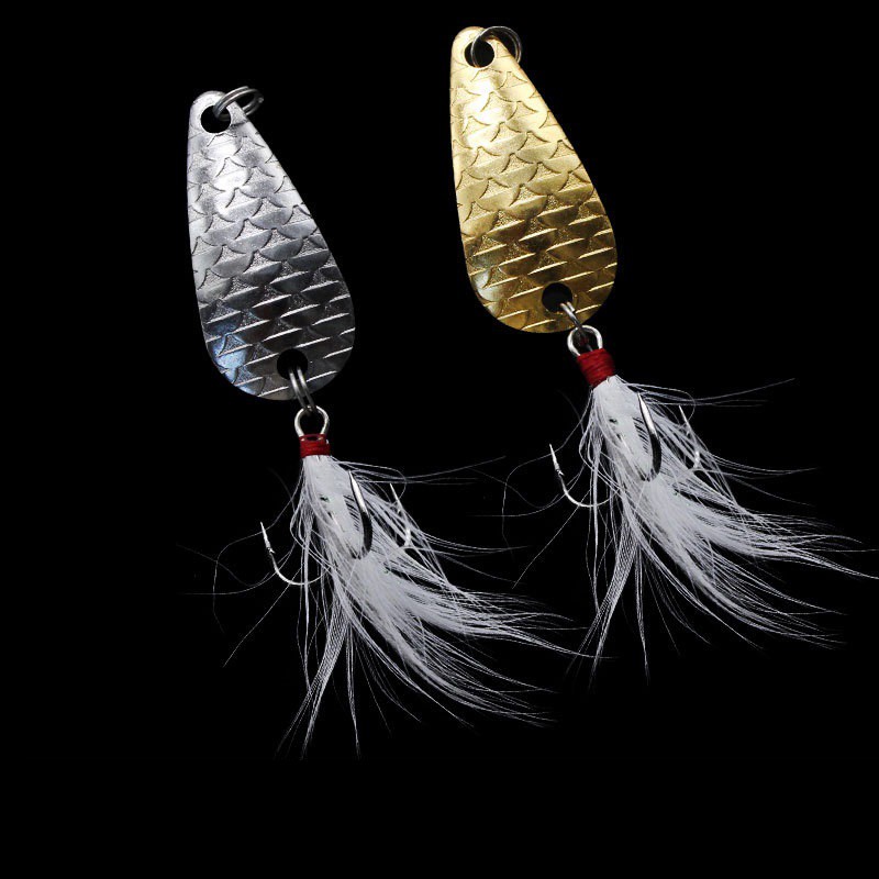 SYFISHING 1Pcs New Metal Jig Spoon Umpan Pancing Swimbait Fishing Lure 4cm 6.5g Wobbler Ikan Kail Memancing Tackle