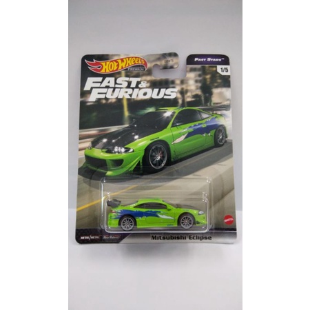 BEST SELLER | MITSUBISHI ECLIPSE Hijau Diecast Hot Wheels HW Fast Stars and Furious F9 The Fast Saga FNF Premium