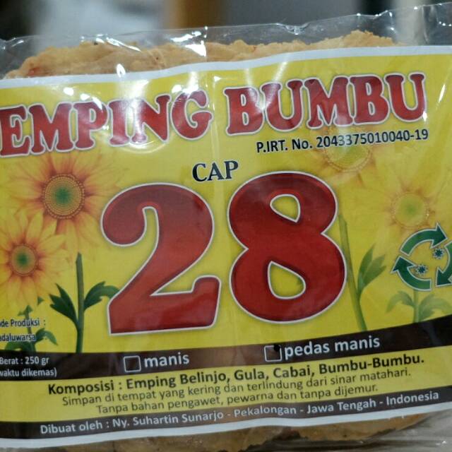 

Emping Bumbu Manis dan Pedas 28