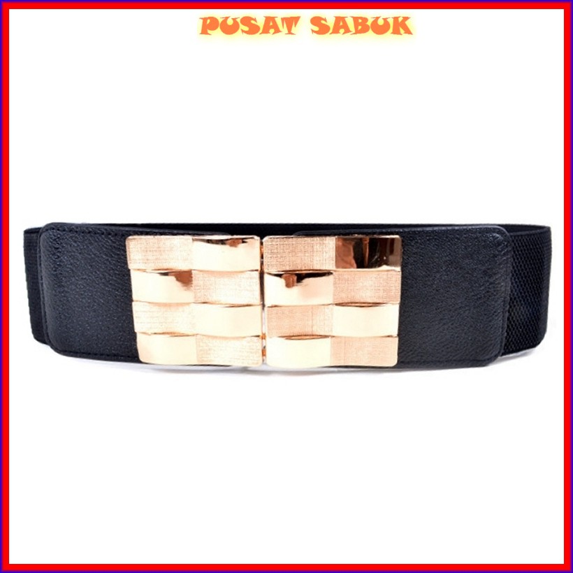 Gesper Sabuk Wanita Obi Karet Women Belt Ikat Pinggang Elastis Fashion Cewek Korea Oby Besar Jumbo