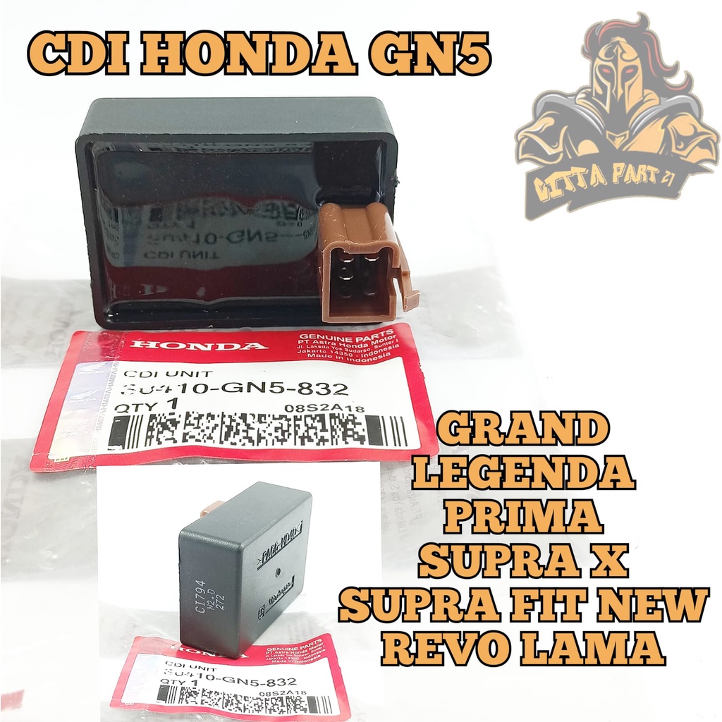 CDI UNIT HONDA GN5 KUALITAS ASLI ORIGINAL HONDA AHM PRESISI BERFUNGSI DENGAN BAIK LANGSUNG HIDUP ALIRAN LISTRIK STABIL AWET DAN DIJAMIN MANTAP / CDI GRAND / CDI LEGENDA / CDI PRIMA / CDI SUPRA X / CDI SUPRA FIT NEW / CDI REVO LAMA / CDI UNIT / ECU