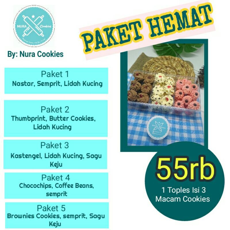 

KUE KERING PAKET HEMAT | KUE KERING HOMEMADE | KUE KERING MURAH