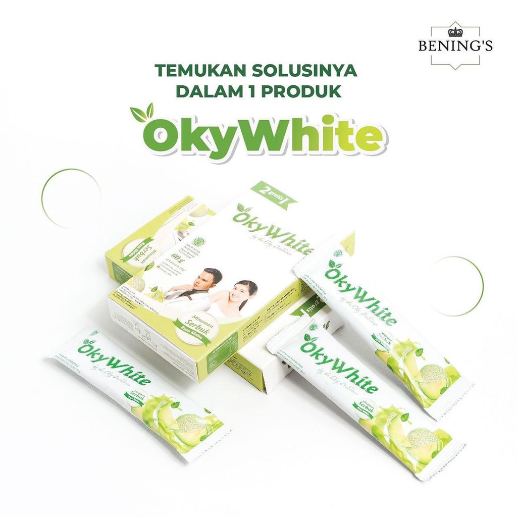 Benings Oky White - Minuman pemutih | minuman kecantikan Okywhite bening Clinic by Dr Oky Pratama