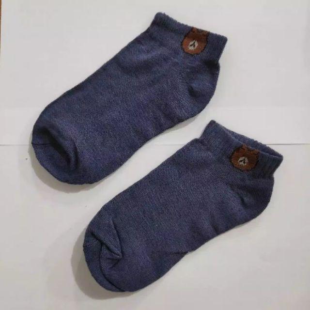 KAOS KAKI fashion unisex KAOS KAKI MOTIF BERUANG CUTE MURAH-Biru Navy