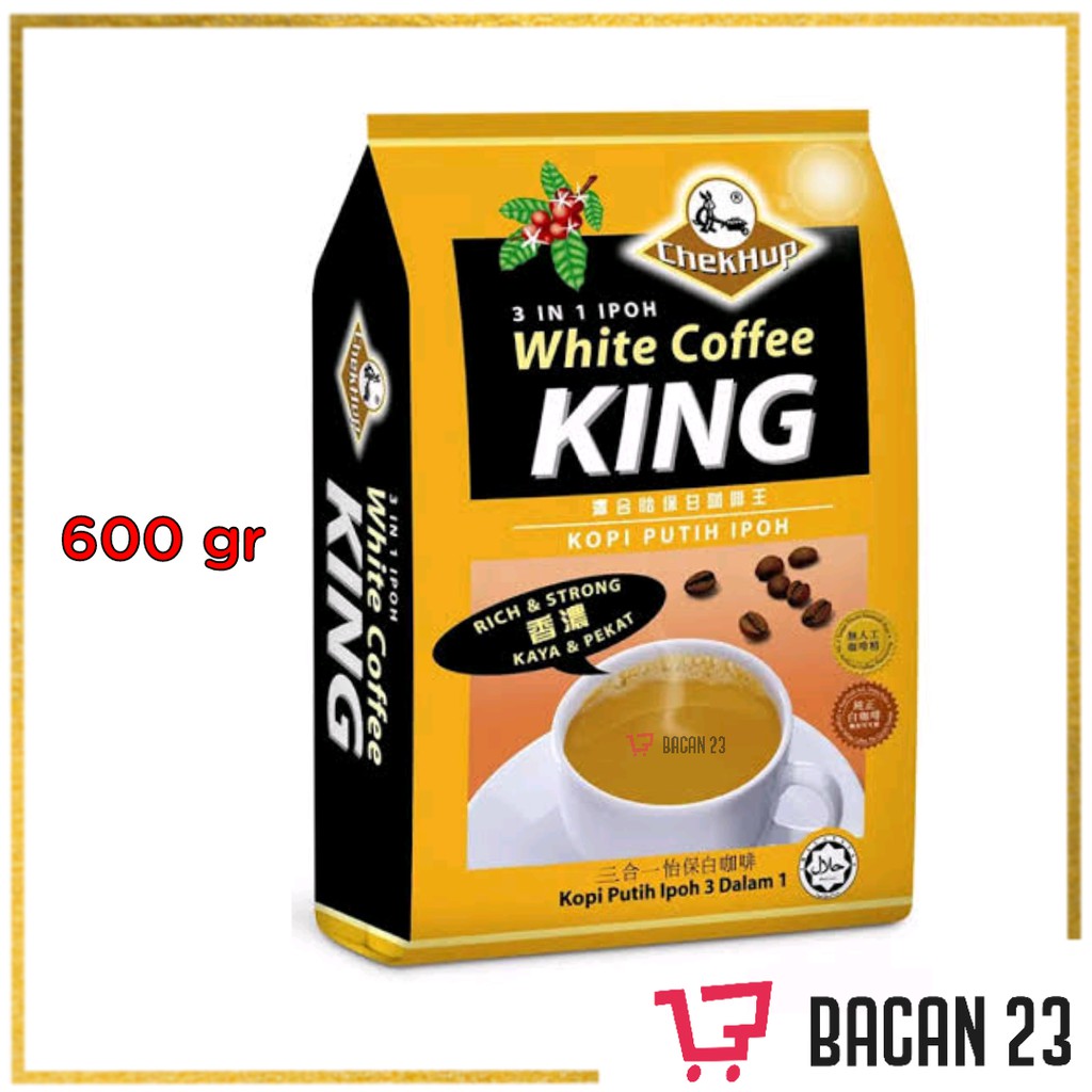 ChekHup 3in1 Ipoh White Coffe King Rich Malaysia (40gx12s) / Kopi Putih / Chek Hup Kopi Putih Ipoh