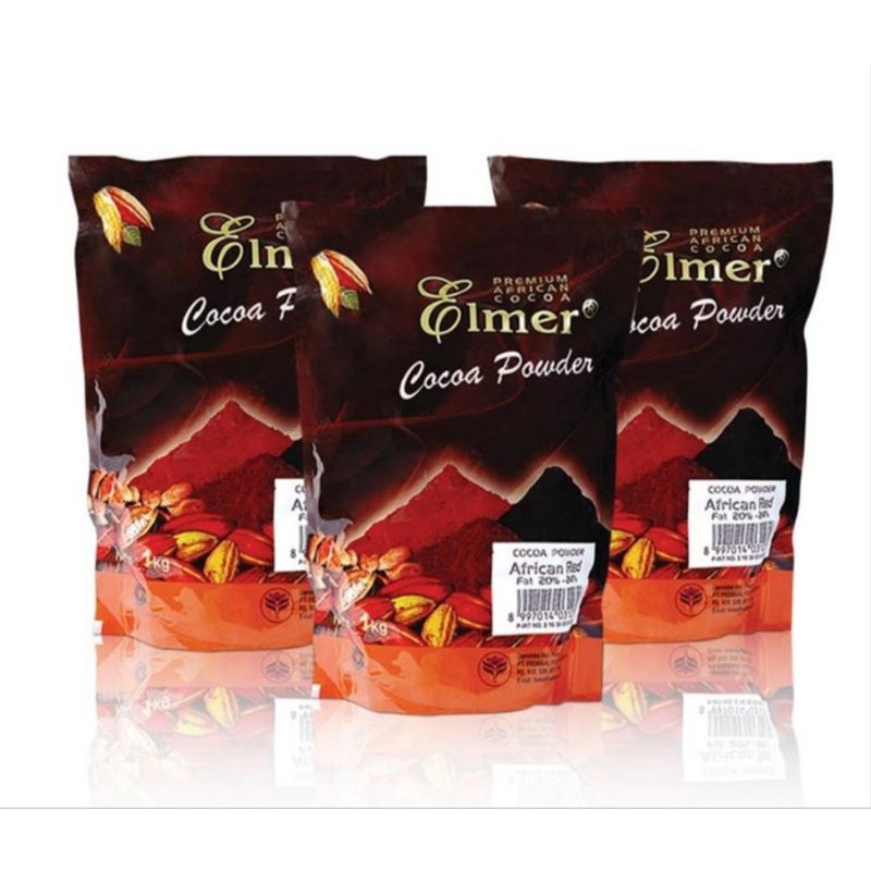 

COKLAT BUBUK ELMER AFRICAN BLACK/RED 250GR ( BLACK/RED COCOA POWDER )