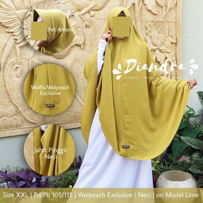 [Diandra Hijab] XXL pet wolfis