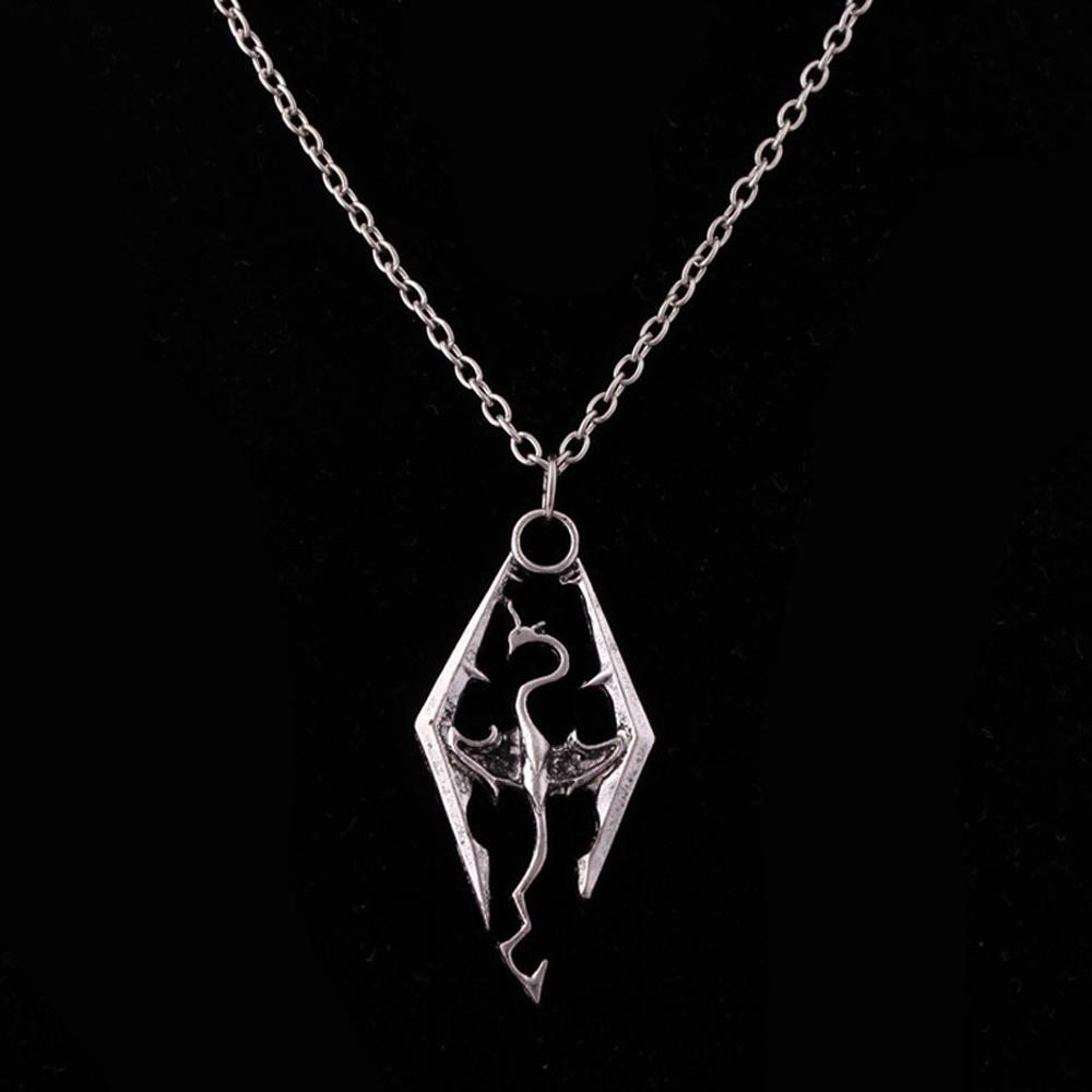 Kalung LILY HOT Charm Jewelry Scrolls Skyrim