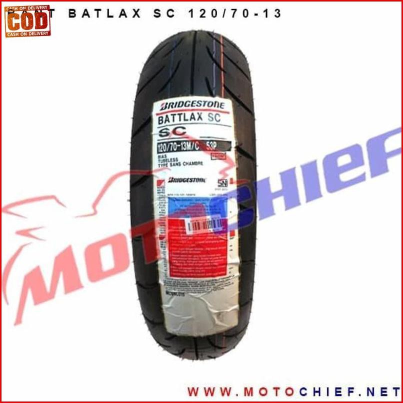 ©127— Ban Battlax Bridgestone 120/70-13 Btsc °