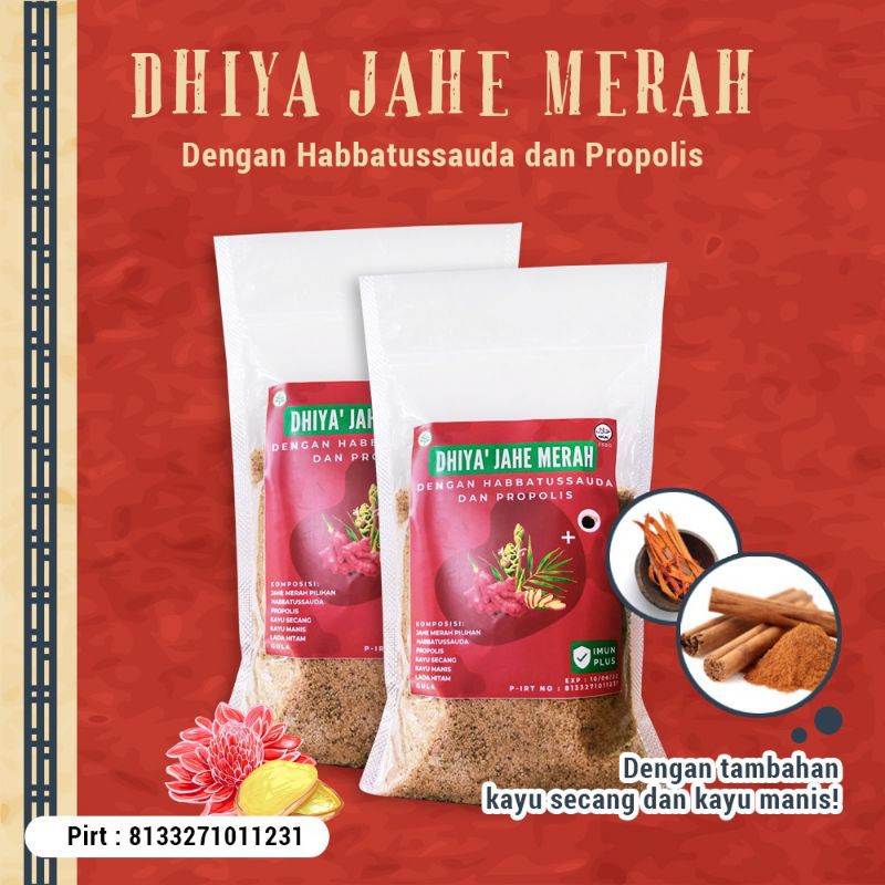 

Jahe Merah Instan - Dhiya Herbal