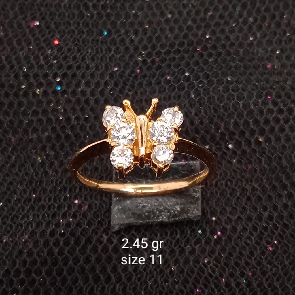 Cincin Emas 17K - 2.45 gr Kadar 750 - 460