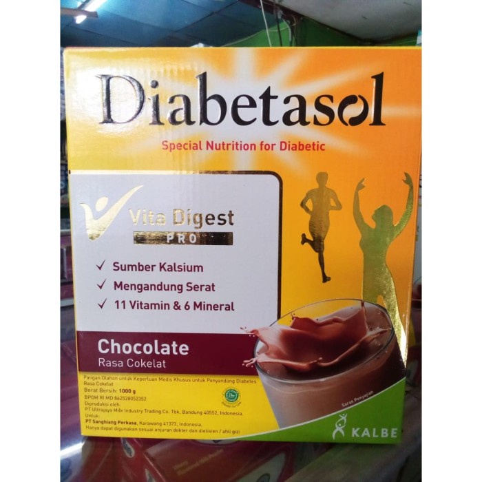 

Da2011Ca Diabetasol Vanila & Coklat 1Kg - Coklat Xa201As