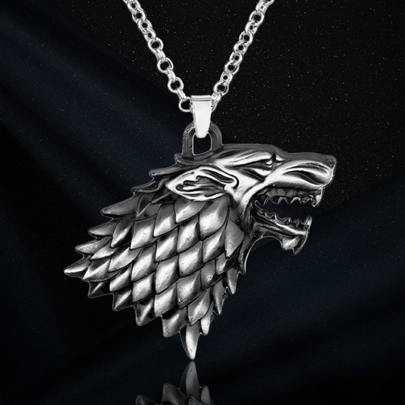 Retro Style Men's Wolf Design Pendant Necklace / Jewelry Accessories