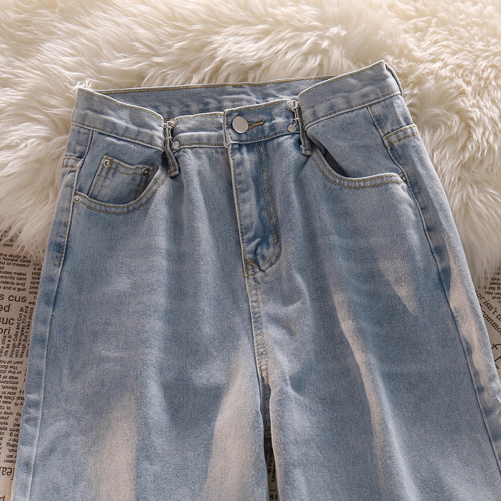 HW celana ripped jeans wanita~~ ripped celana kulot jeans wanita Ukuran jumbo