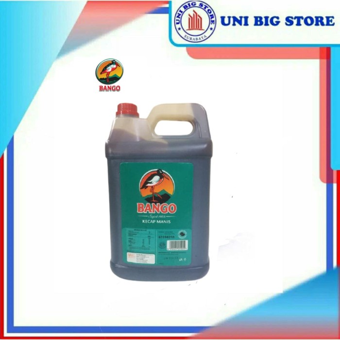 

Bango Kecap Manis Jerigen Jirigen Galon 6.2 65 kg 6.2kg 65kg