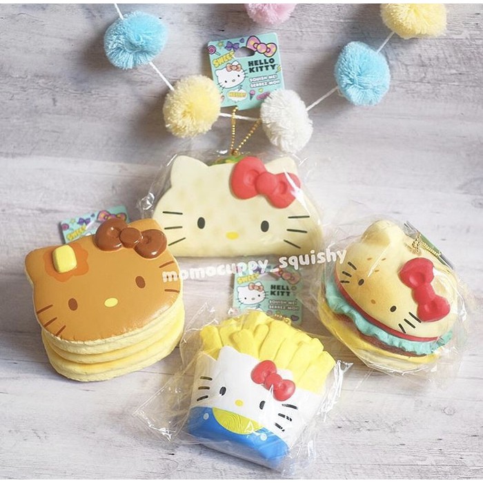 Squishy licensed hello kitty fast food by sanrio USA ( ORIGINAL)