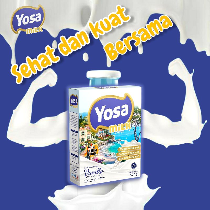 Yosamilk New BPOM tinggi kalsium dan protein