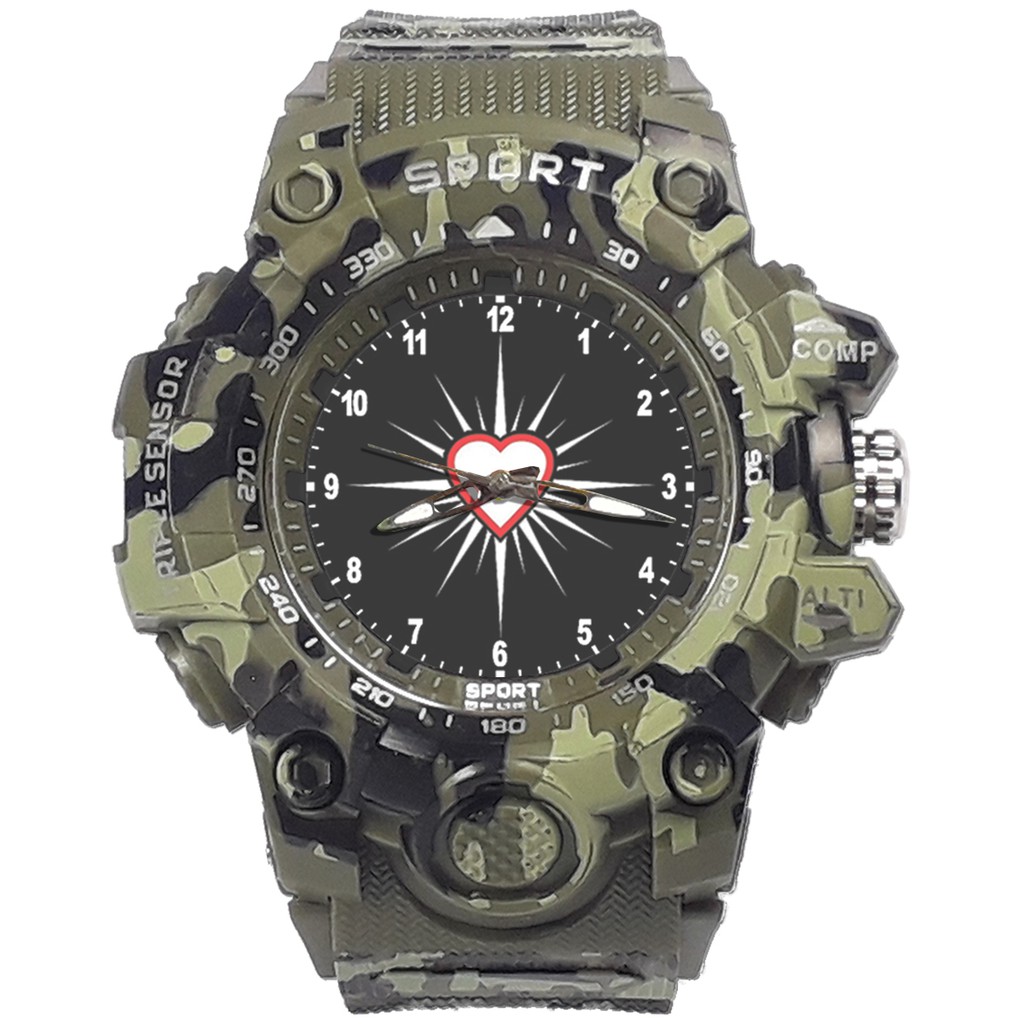 {Istimewa} Jam Tangan PERSAUDARAAN SETIA HATI TERATE - SH 17 Hijau Army Water Resistant