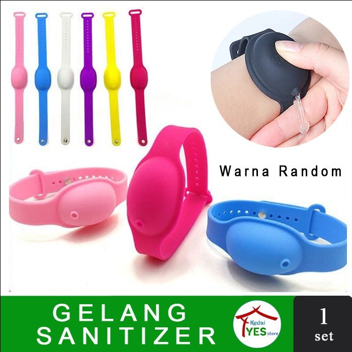 GELANG HANDSANITIZER GELANG SILIKON KESEHATAN pembersih kuman bakteri virus