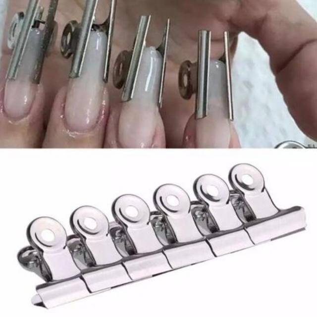 Pincher clip isi 6pcs pinching c circle extension nail art