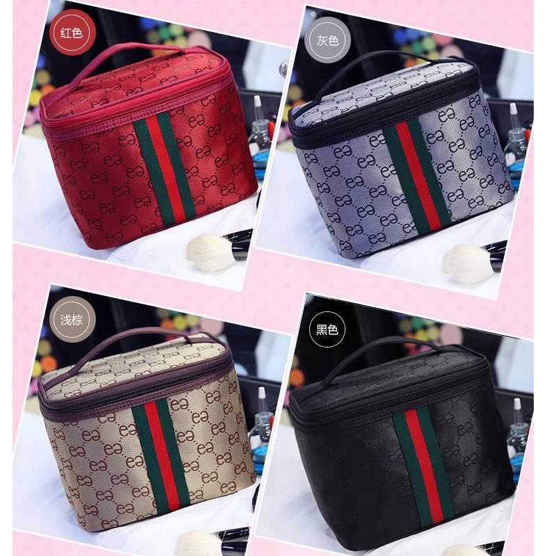 Tas Kosmetik Bahan Kanvas Parasut Pounch Make Up Premium Anti Air