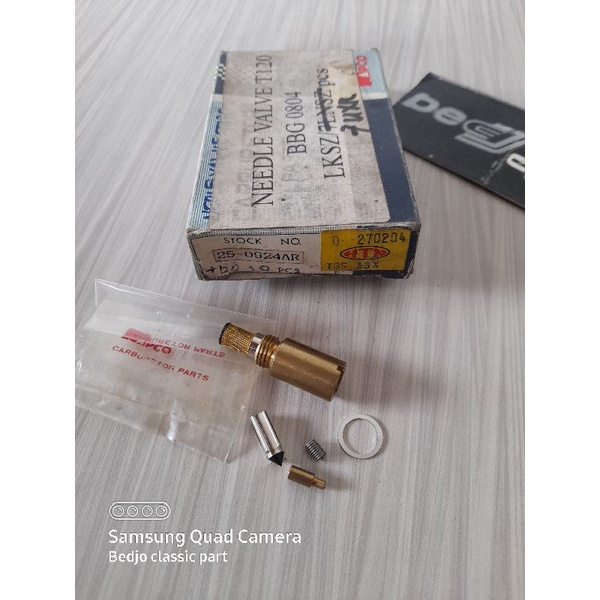 needle valve assy MITSUBISHI COLT T120 old lama NAPCO JAPAN 25-0924AR jarum pelampung set assy karbu