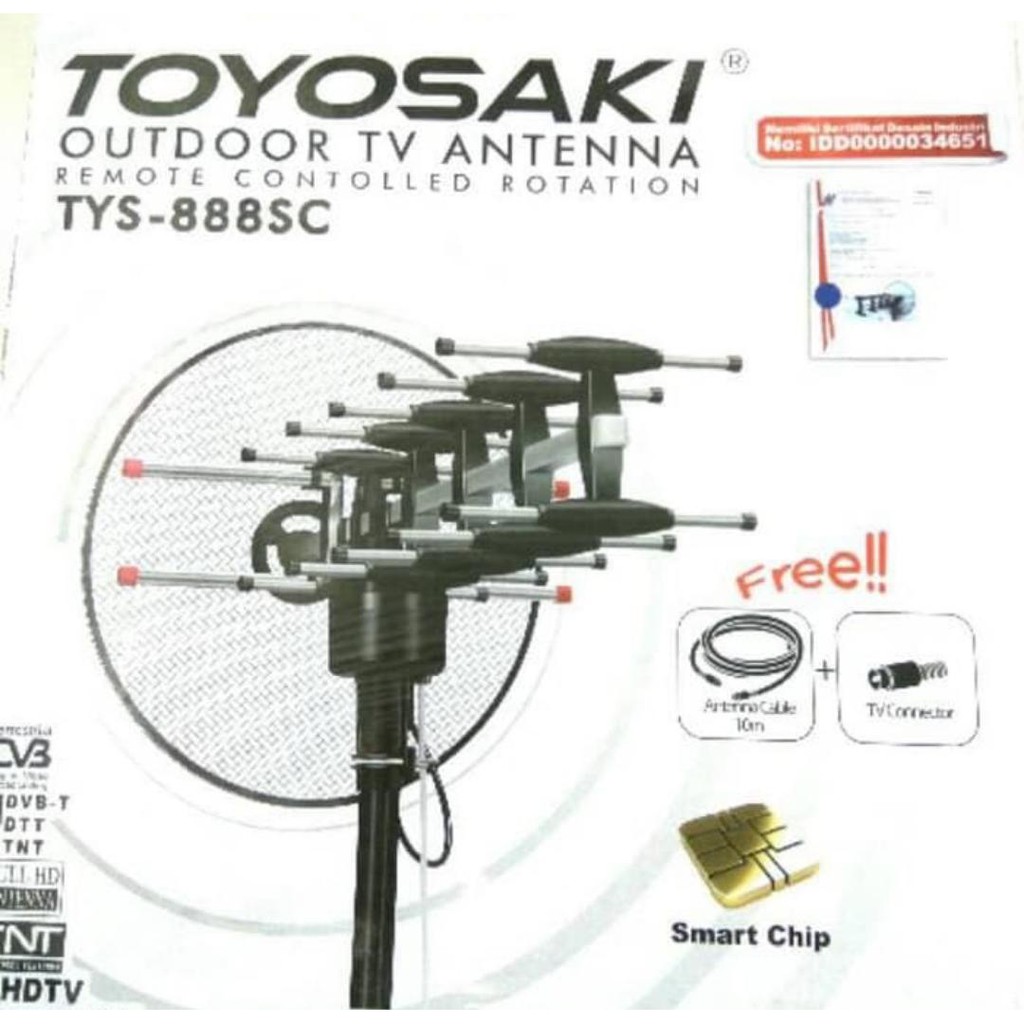 Terbaru Antena Tv Toyosaki Aio 220 Outdoor/Indoor Digital Analog | Shopee  Indonesia