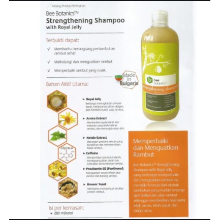 BEE BOTANICS STRENGTHENING SHAMPOO