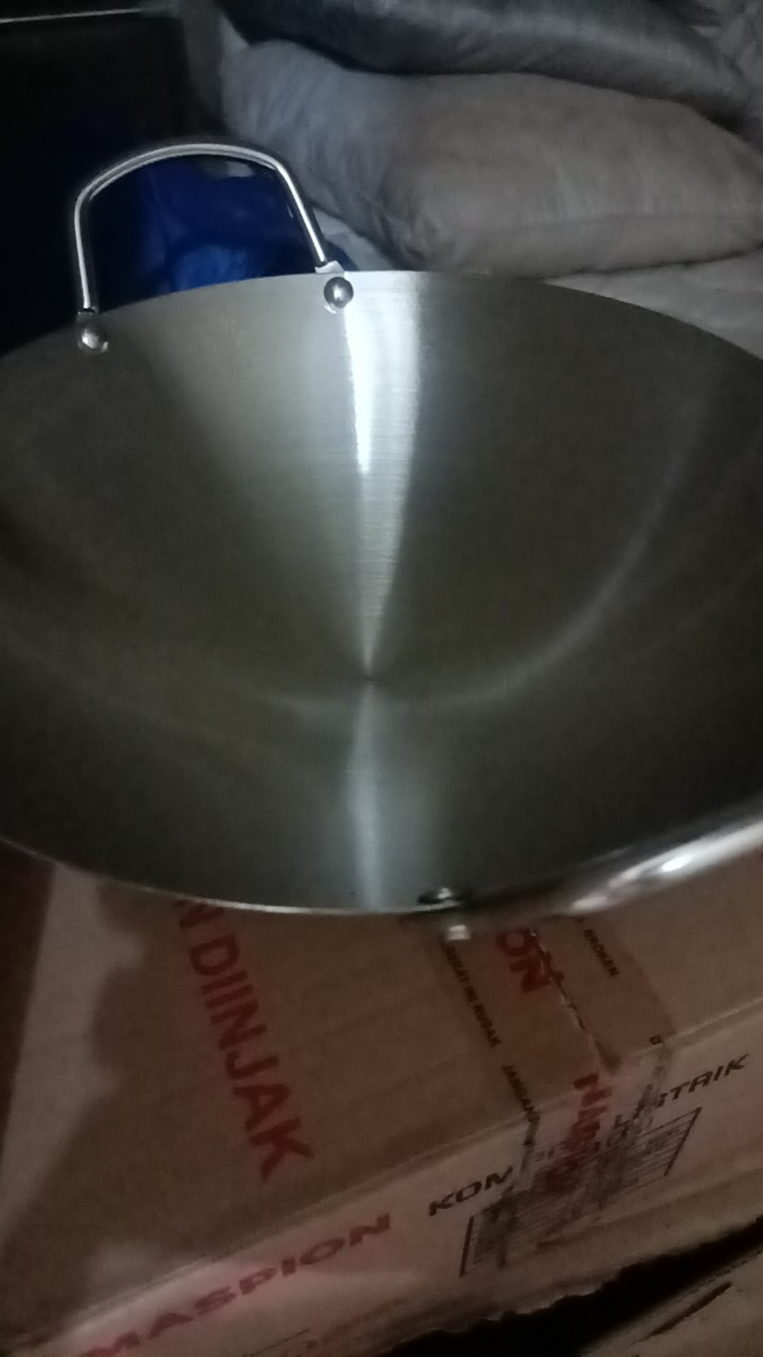 Wajan Kuali Penggorengan Stainless Steel 30cm & 32cm