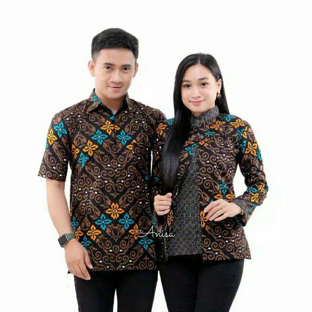 Baju Batik Couple Blouse Bolero Batik Couple Murah Dan Modern Kode - 04