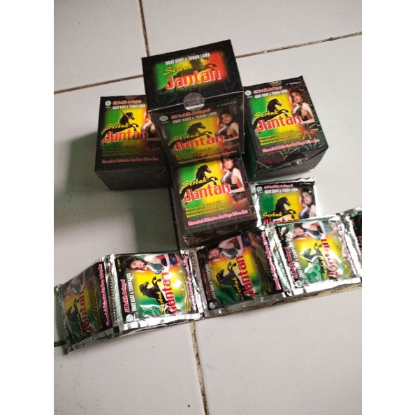 Jamu kuat herbal serbuk jantan