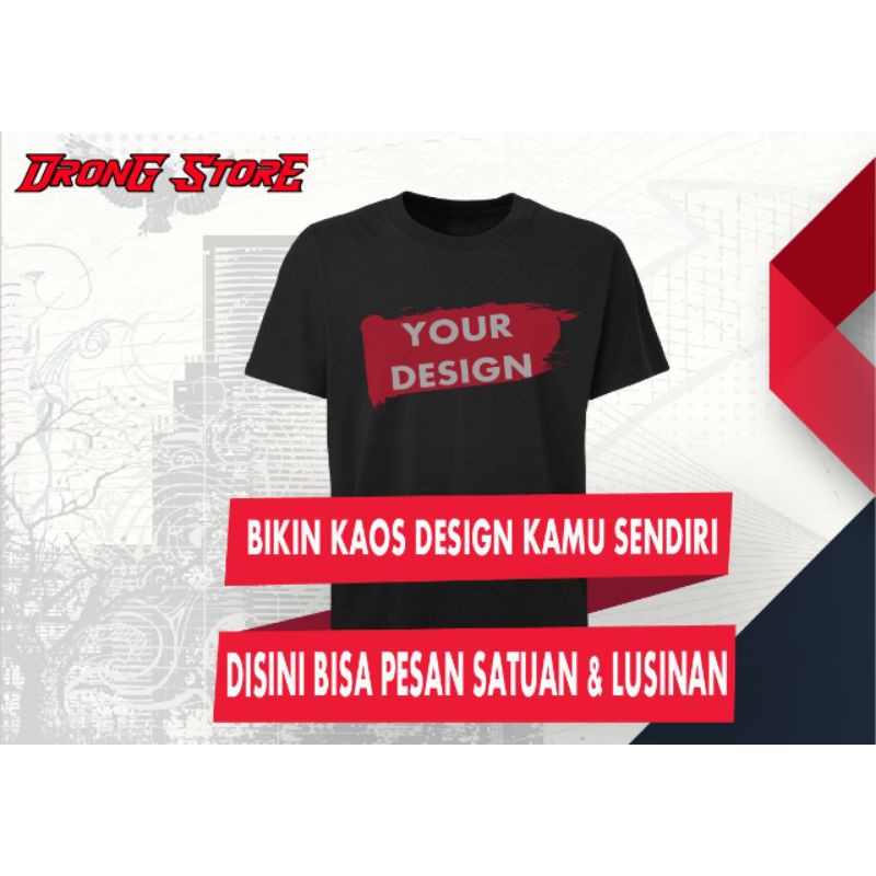 SABLON KAOS/CUSTOM KAOS (PLASTISOL & DTF) TERMURAH