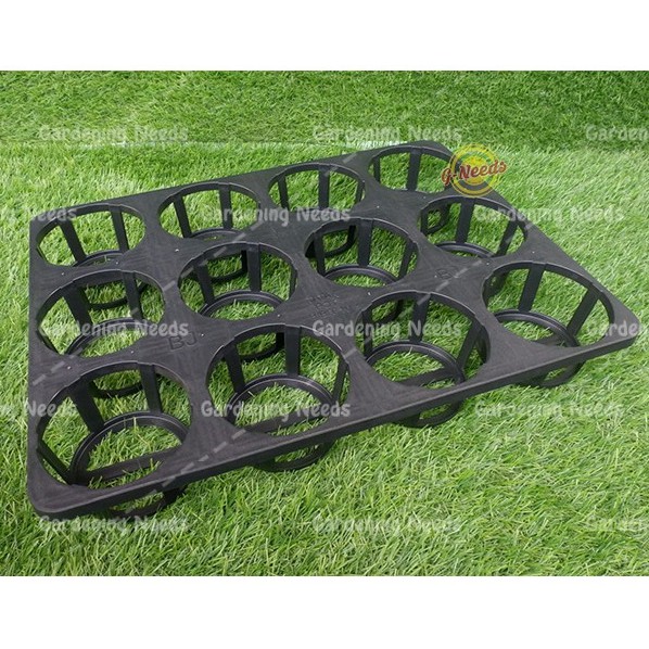 Tray Semai / Pot Tray Bibit Anggrek 12 Lubang Budi Jaya Plastik