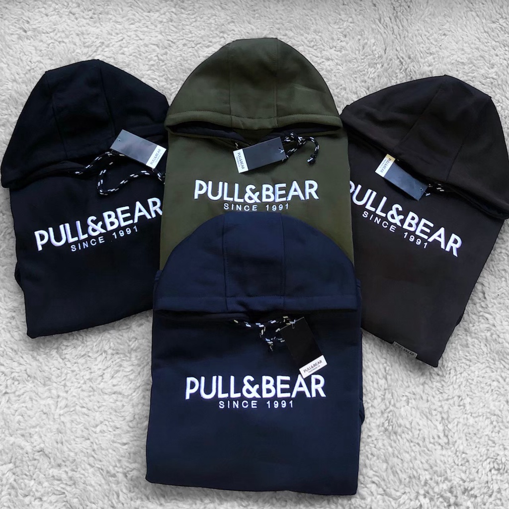 Jaket Pull And Bear Bordir l Sweater Pull &amp; Bear Full Lebel dan Hantag Premium Quality