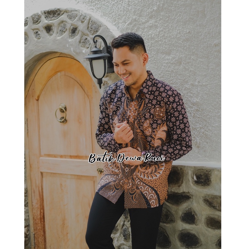 Batik Pria SARIWATI Full Furing Katun Halus High Quality