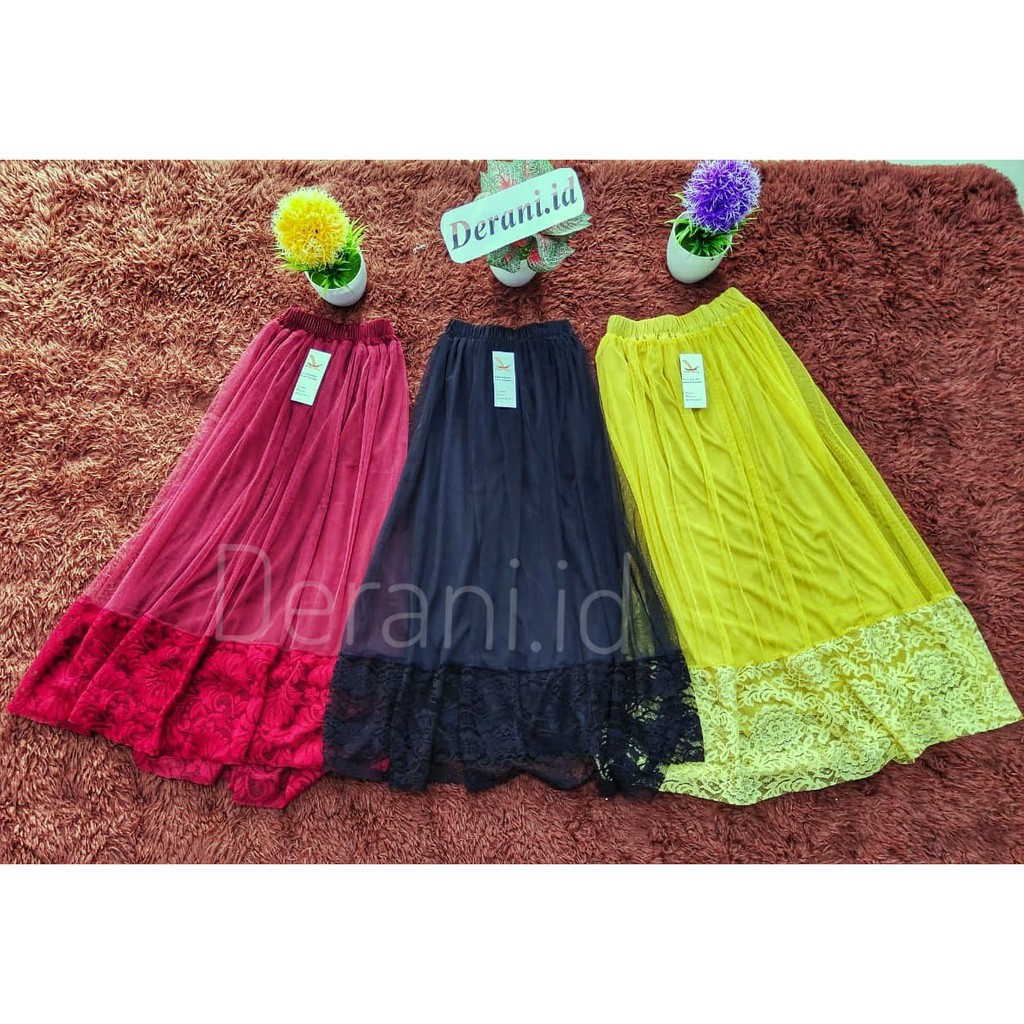 Rok tutu renda anak 4-19 th (COD) Material hyget + tile